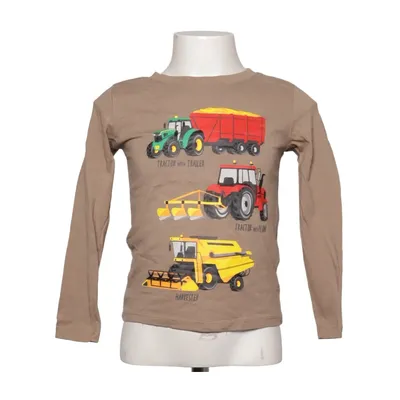 Langærmet t-shirt (Brun, Flerfarvet) fra Dopo Dopo Boys Bomuld