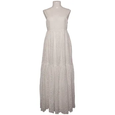 Maxikjole (Hvid) fra Brooks Brothers Bomuld, Polyester, Viscose