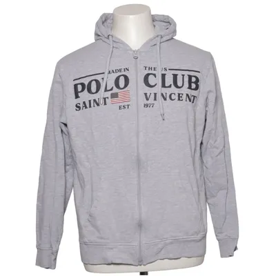 Capuchon sweater (Grijs) van Polo Club Katoen, Viscose