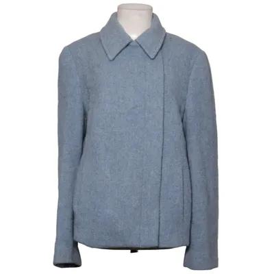 Coat (Blue) from Dolce & Gabbana Acetate, Polyamide, Viscose, Wool