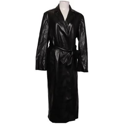 Mantel (Schwarz) von Zara Polyester, Viskose