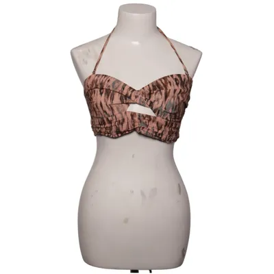 Crop top (Rose, Multicolore) de Pull & Bear Coton