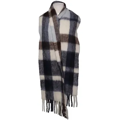 Scarf (Blue, White, Brown) from Falconeri