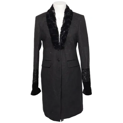 Coat (Gray, Black) from Bexleys Acetate, Acrylic, Polyester, Wool