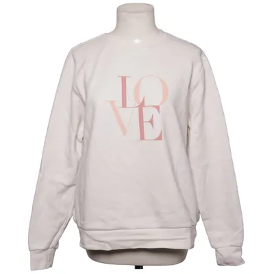Sweatshirt (White) from Essentials by Tchibo Cotton, Elastane, Recycled polyester