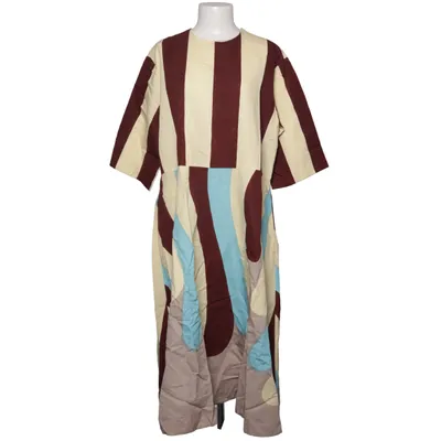 Robe (Marron, Jaune, Bleu) de Marimekko Coton, Lin