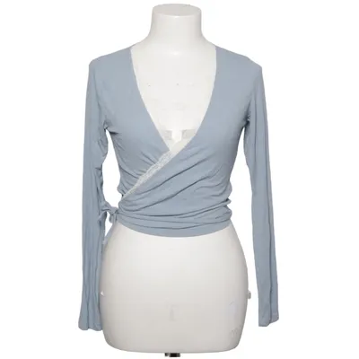 Omlottopp (Blå, Vit) från Shein Elastan, Polyester