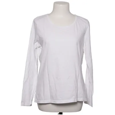 Långärmad t-shirt (Vit) från Basic Apparel Bomull