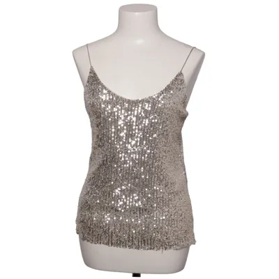 Haut (Argent) de NA-KD Élasthane, Polyester, Viscose