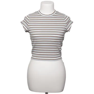 T-shirt (Blauw, Wit, Bruin) van Billabong Katoen, Elastaan