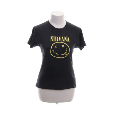 T-shirt (Svart, Gul) från Nirvana Bomull