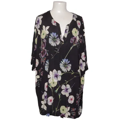 Dress (Black, Multicolored) from Selection by Ulla Popken Elastane, Viscose
