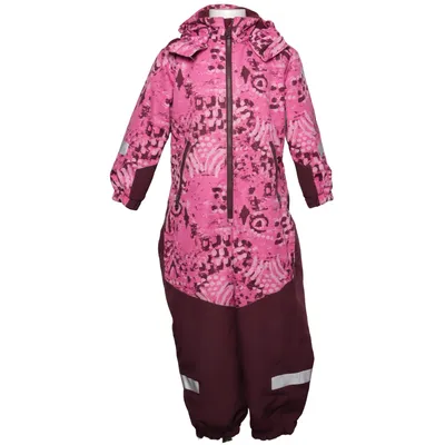 Combinaison blouse (Rose, Violet, Multicolore) de Reima Polyester, Polyuréthane