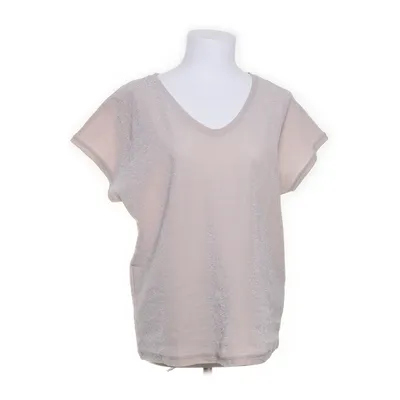 Top (Beige) from Page One Elastane, Metallic fiber, Polyester