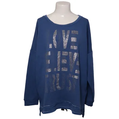 Sweatshirt (Bleu) de Monaco Blue Coton, Modal, Polyester