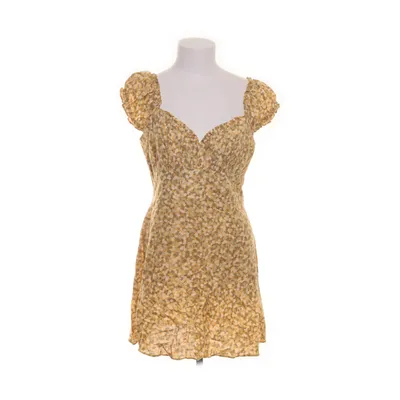 Klänning (Gul, Flerfärgad) från Zara Bomull, Elastan, Polyuretan