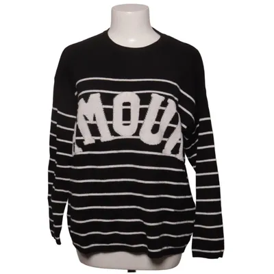 Sweater (Sort, Hvid) fra M&V Elastan, Polyamid, Polyester, Viscose