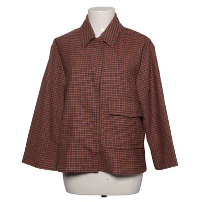 Överskjorta (Brun, Blå, Flerfärgad) från Ginger Polyester, Ull