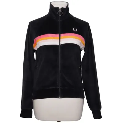 Træningsjakke (Sort, Flerfarvet) fra Fred Perry Bomuld, Polyester