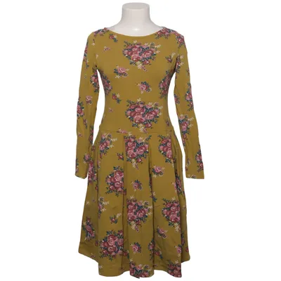 Klänning (Grön, Flerfärgad) från Blutsgeschwister Bomull, Elastan