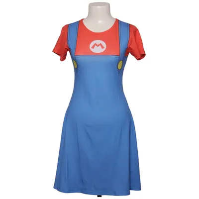 Dress (Blue, Red) from Difuzed Elastane, Polyester