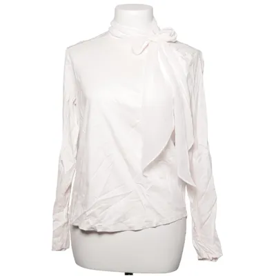 Sløjfebluse (Beige) fra Massimo Dutti Bomuld, Lyocell