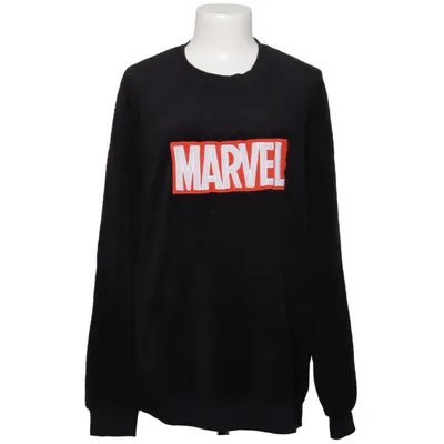 Collegetröja (Svart) från Marvel Polyester