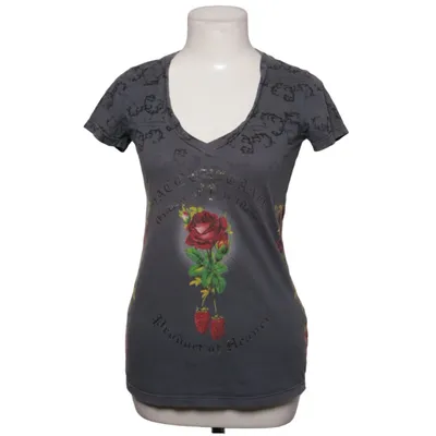 T-shirt (Gray, Multicolored) from Paco Chicano Cotton