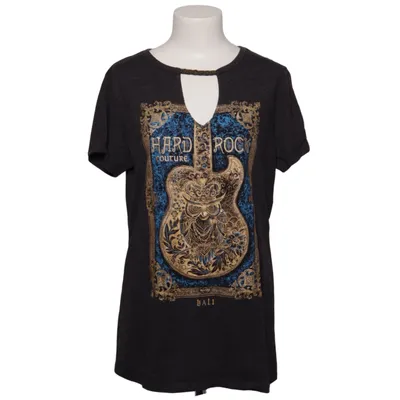 T-shirt (Grå, Blå, Guldfärgad) från Hard Rock Couture Bomull, Polyester