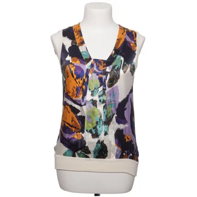 Top (Multicolored) from Talking French Cotton, Elastane, Silk
