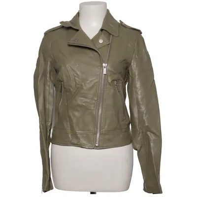 Bikerjacke (Grün) von WE Fashion Polyester, Polyurethan, Viskose