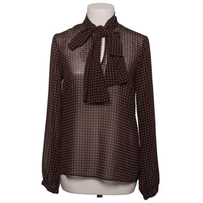 Schluppenbluse (Braun, Beige) von Hallhuber Donna