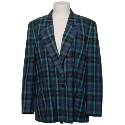 Blazer (Blau, Grün) von Your Sixth Sense Polyester, Viskose, Wolle