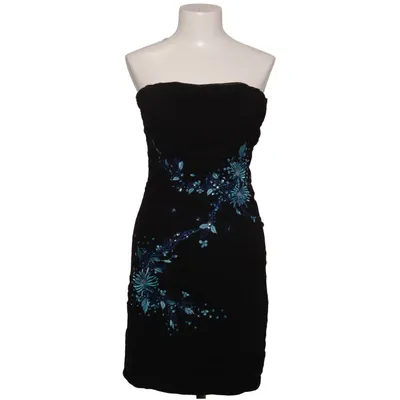 Cocktailkleid (Schwarz, Blau, Türkis) von Jane Norman Elasthan, Polyamid, Polyester