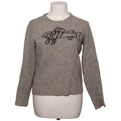 Strickpullover (Grau) von JW Anderson x Uniqlo Wolle
