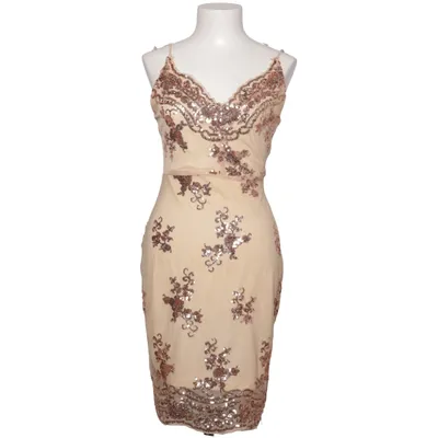 Cocktailjurk (Beige) van Fancyqube Elastaan, Polyester