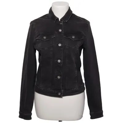 Denimjakke (Sort) fra House Collection Bomuld, Elastan