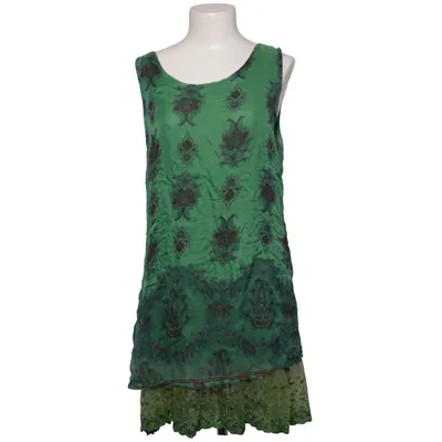 Robe (Vert, Multicolore) de Le Streghe Élasthane, Soie, Viscose