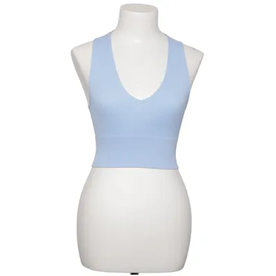Sports tank top (Blue) from Stradivarius Elastane, Polyamide