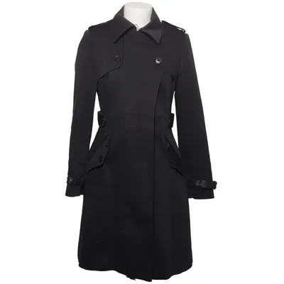 Trench coat (Black) from Karen Millen Cotton, Elastane, Polyester, Polyurethane, Viscose