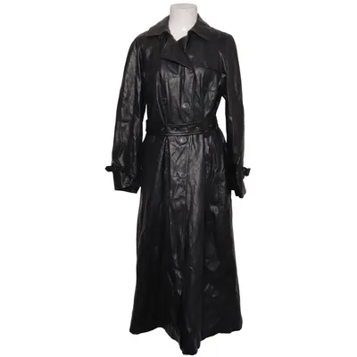 Trenchcoat (Sort) fra Urban Outfitters Polyester, Polyurethan