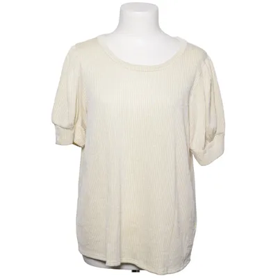 Topp (Vit, Gul) från LuLaRoe Elastan, Polyester, Viskos