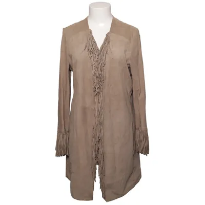 Læderjakke (Beige) fra Marc Cain Læder