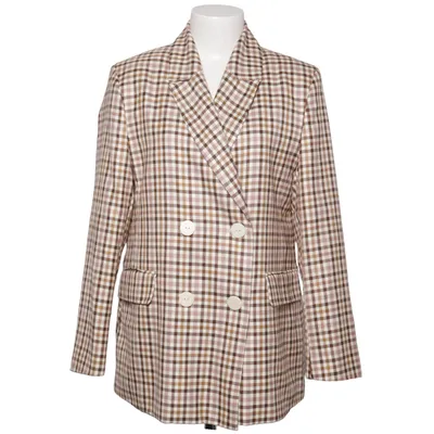 Blazer (Brown, Multicolored) from Primark Polyester, Viscose