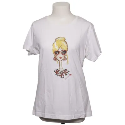 T-shirt (Vit, Flerfärgad) från Barbarella Bomull, Elastan