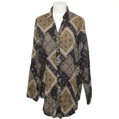 Shirt (Black, Multicolored) from Aaiko Cotton, Metallic fiber, Viscose