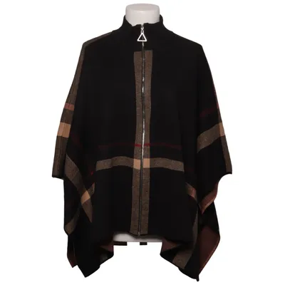 Poncho (Sort, Beige, Rød) fra Finery Modal, Polyamid, Viscose