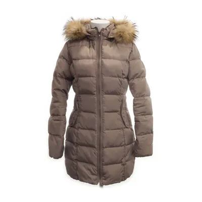 Down coat (Beige) from Bomboogie Down, Feather, Polyester