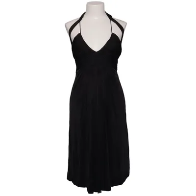Halterneck dress (Black) from Mango Polyamide, Polyester