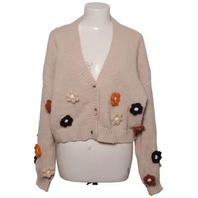Cardigan (Beige, Multicolored) from Debut Polyester